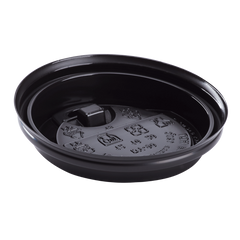 Wholesale 10-24oz Enclosure Lids - Black (90mm) - 1,000 ct