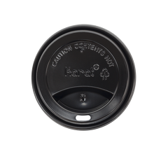 Wholesale 10-24 oz Sipper Dome Lid - Black (90mm) - 1,000 ct