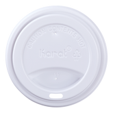 Wholesale 10-24 oz. Sipper Dome Lid - White (90mm) - 1,000 ct