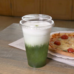 Wholesale Plastic Dome Lids - Half Moon Flip Lids (98mm) - 1,000 ct