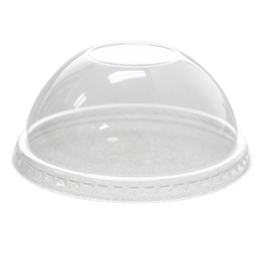 Wholesale Plastic Dome Lids (78mm) No Hole - 1,000 ct