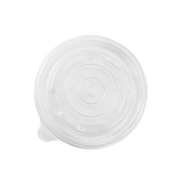Wholesale 8 oz Flat Translucent Lid (95mm) - 1,000 ct
