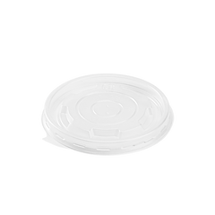 Wholesale 8 oz Flat Translucent Lid (95mm) - 1,000 ct