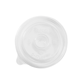 Wholesale 6/10oz PP Plastic Flat Lids for Paper and Gourmet Food Container 96mm - 1,000 ct