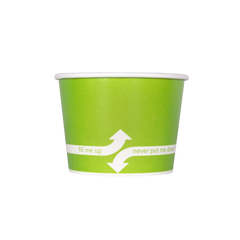 Wholesale 16 oz Green Ice Cream Paper Cups (112mm) - 1,000 ct