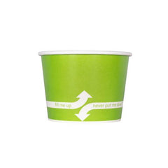 Wholesale 12 oz Green Ice Cream Paper Cups (100mm) - 1,000 ct