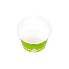 Wholesale 12 oz Green Ice Cream Paper Cups (100mm) - 1,000 ct