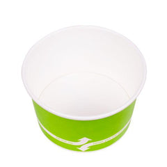 Wholesale 20 oz Green Ice Cream Paper Cups (127mm) - 600 ct