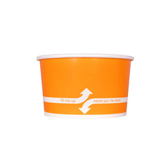 Wholesale 20oz Food Containers - Orange 127mm - 600 ct