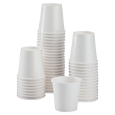 Wholesale 2 oz Solid White Ice Cream Paper Cups (51mm) - 2,000 ct