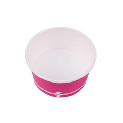 Wholesale 4 oz Pink Ice Cream Paper Cups (76mm) - 1,000 ct