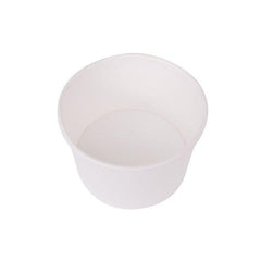 Wholesale 4 oz Solid White Ice Cream Paper Cups (76mm) - 1,000 ct