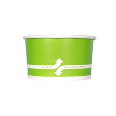 Wholesale 5 oz Green Ice Cream Paper Cups (87mm) - 1,000 ct