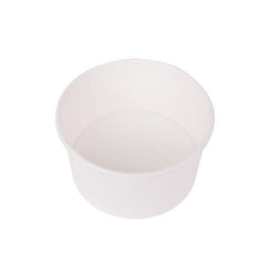 Wholesale 5 oz Solid White Ice Cream Paper Cups (87mm) - 1,000 ct