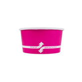 Wholesale 6 oz Pink Ice Cream Paper Cups (96mm) - 1,000 ct