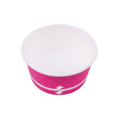 Wholesale 6 oz Pink Ice Cream Paper Cups (96mm) - 1,000 ct