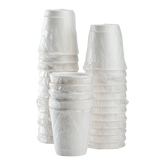 Wholesale 10oz Insulated Paper Hot Cups - White (90mm) - 500 ct
