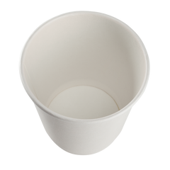Wholesale 10oz Insulated Paper Hot Cups - White (90mm) - 500 ct
