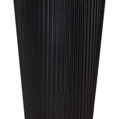 Wholesale 16oz Ripple Paper Hot Cups - Black (90mm) - 500 ct
