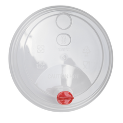 Wholesale 24oz Sipper Dome Lid for Tall Premium Plastic Cup - Clear - 1000 ct
