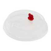 Wholesale 24oz Sipper Dome Lid for Tall Premium Plastic Cup - Clear - 1000 ct