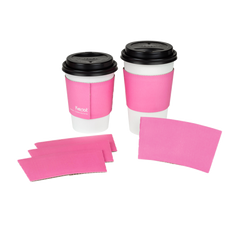 Wholesale Traditional Cup Sleeves - Pink - 1,000 ct, C5300 (Pink)