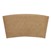 Wholesale 8oz Traditional Cup Sleeves - Kraft - 1,000 ct