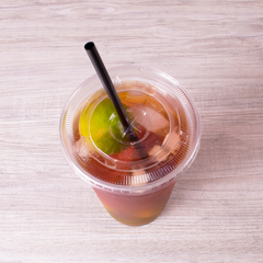 Wholesale 9" Jumbo Straws (5mm) Poly Wrapped - Black - 2,000 ct