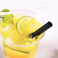 Wholesale 5.75'' Boba Sample Straws (10mm) Unwrapped - Black - 2,000 ct