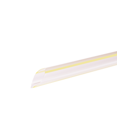 Wholesale 9'' Boba Straws (10mm) Unwrapped - Mixed Striped Colors - 1,600 ct