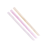 Wholesale 9'' Boba Straws (10mm) Unwrapped - Mixed Striped Colors - 1,600 ct