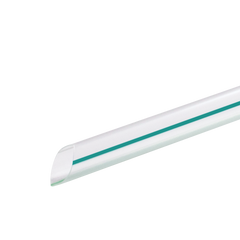 Wholesale 9'' Jumbo Straws (5mm) Unwrapped - Mixed Striped Colors - 8,000 ct