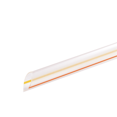 Wholesale 9'' Jumbo Straws (5mm) Unwrapped - Mixed Striped Colors - 8,000 ct