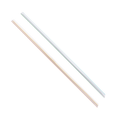 Wholesale 9'' Jumbo Straws (5mm) Unwrapped - Mixed Striped Colors - 8,000 ct