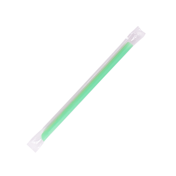 Wholesale 9'' Boba Straws (10mm) Poly Wrapped - Mixed Colors - 1,600 c 