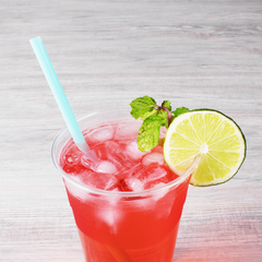 Wholesale 9'' Giant Straws (8mm) Paper Wrapped - Aqua - 2,500 ct