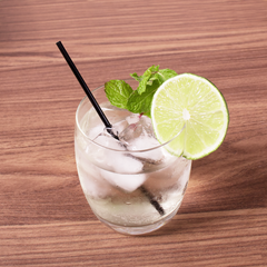 Wholesale 5.25'' Stir Straws (3mm) - Black - 10,000 ct