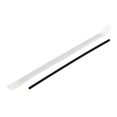 Wholesale 7.5" Plastic Black Stir Straw Wrapped - 5,000 ct