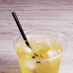 Wholesale 7.75'' Jumbo Straws (5mm) Unwrapped - Black - 12,000 ct