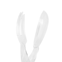 Wholesale 11" PS Plastic Serving Salad Tong - 24 ct