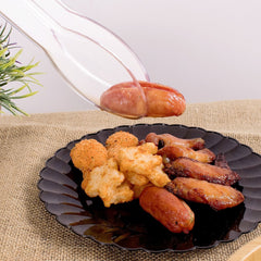 Wholesale 12" PS Plastic Serving Tong - 48 ct