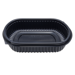 Wholesale 24oz PP Microwaveable Black Take Out Box - 300 ct