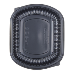 Wholesale 24oz PP Microwaveable Black Take Out Box - 300 ct