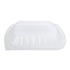 Wholesale OPS Lid for 36oz PP Plastic Microwaveable Black Take Out Box - 300 ct