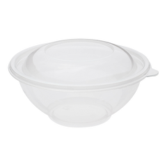 Wholesale 24oz PET Plastic Salad Bowl - 300 ct
