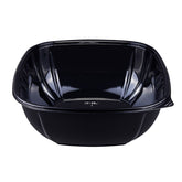 Wholesale 160 oz PET Square Bowl Black - 50 ct