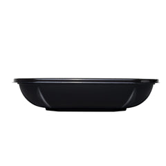 Wholesale 24 oz PET Square Bowl Black - 300 ct