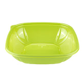 Wholesale 32 oz PET Square Bowl Green - 300 ct
