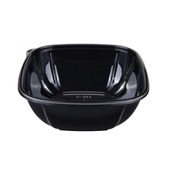 Wholesale 48 oz PET Square Bowl Black - 300 ct
