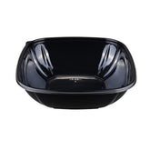 Wholesale 64 oz PET Square Bowl Black - 150 ct
